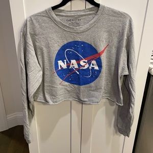 NASA cropped T-shirt